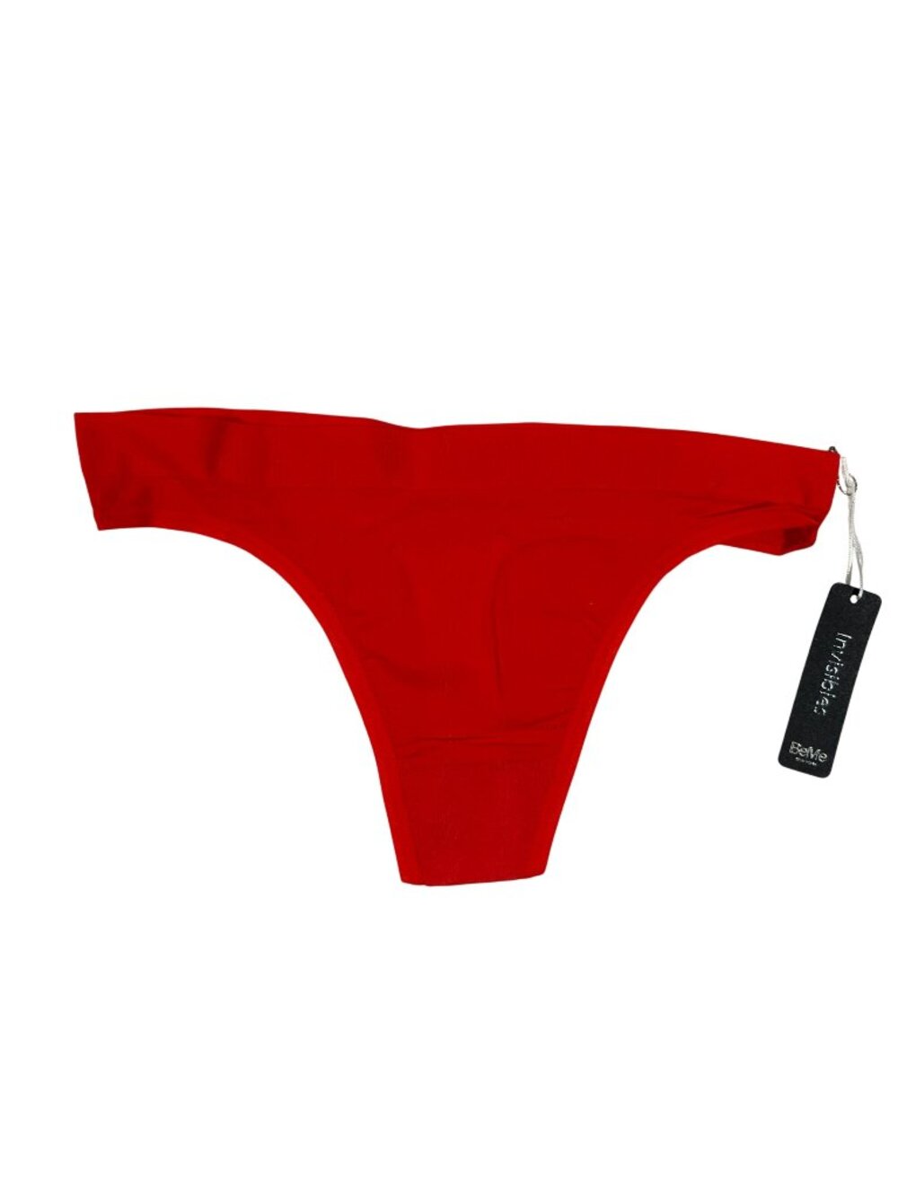 BeMe Invisibles Womens Red Thong XS Seamless Lightweight Soft Comfort Stretch
